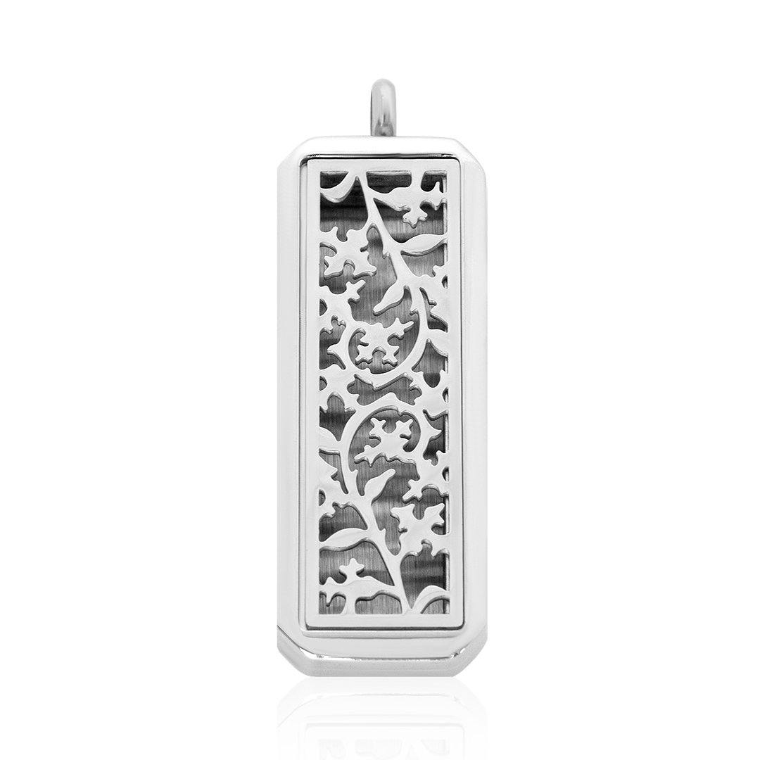 Tendrils Aromatherapy Necklace Locket Pendant FEP030SR