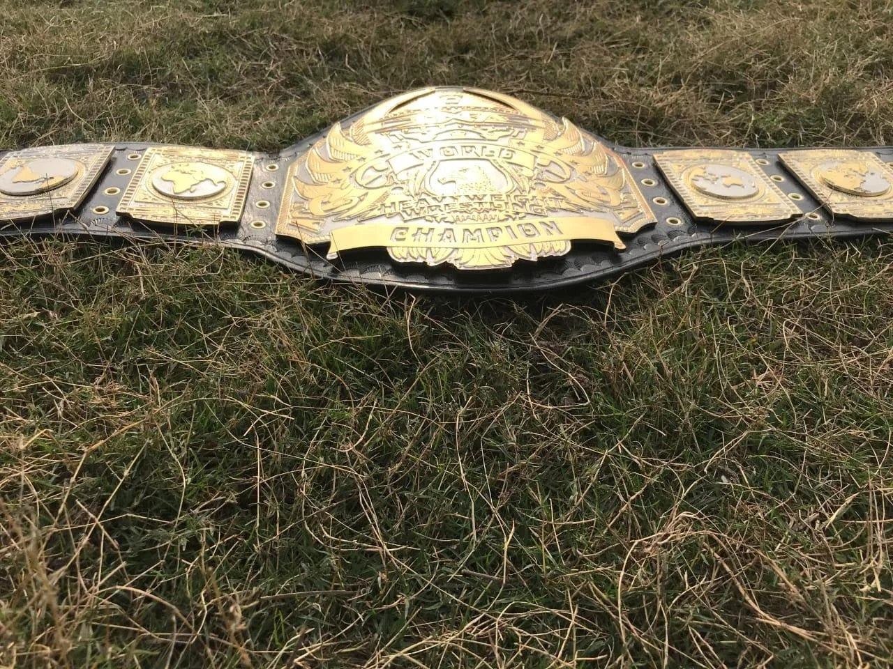 TNA HEAVYWEIGHT 24K GOLD Championship Belt