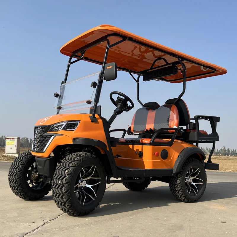 Supreme Luxury Electric Golf Cart 4WD Off-Road Vehicle 2/4/6 Seats 48V/60V/72V 4000W/5000W/7500W New Design Hunting Car