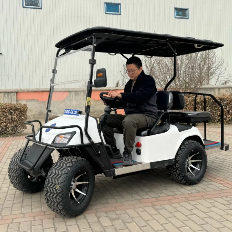 Factory Price New Model Design 48V/72v Lithium Battery Sightseeing Off-Road 4000W/5000W/7000W 2 4 6 8 Seater Electric Golf Cart