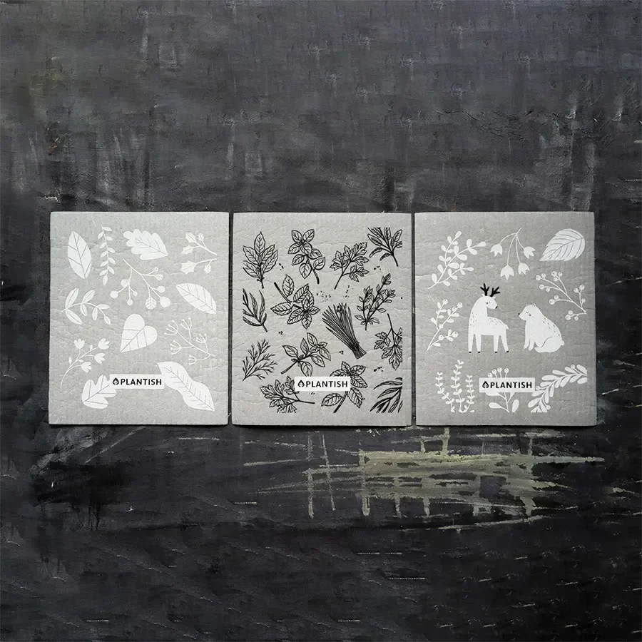 Into the Woods - Swedish Sponge Cloth Set